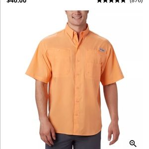 Columbia PFG Vented Shirt Short Sleeve Button Up